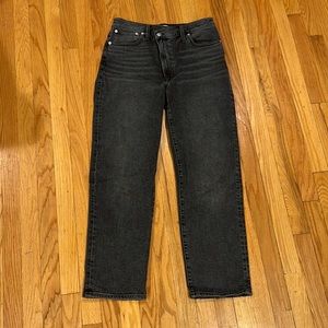 Madewell The Perfect Vintage Straight Jean Crossover Edition Gray 28